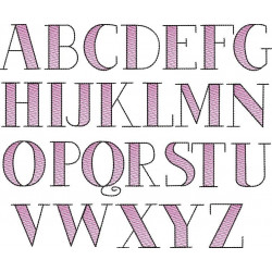 ADVENTSKALENDER 2. Dezember - Stickserie - Alpha Lettering inkl. BX